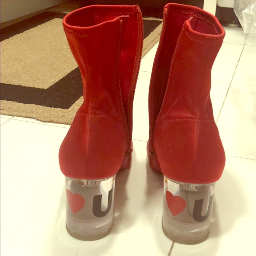 Red ankle ❤️U Aldo booties